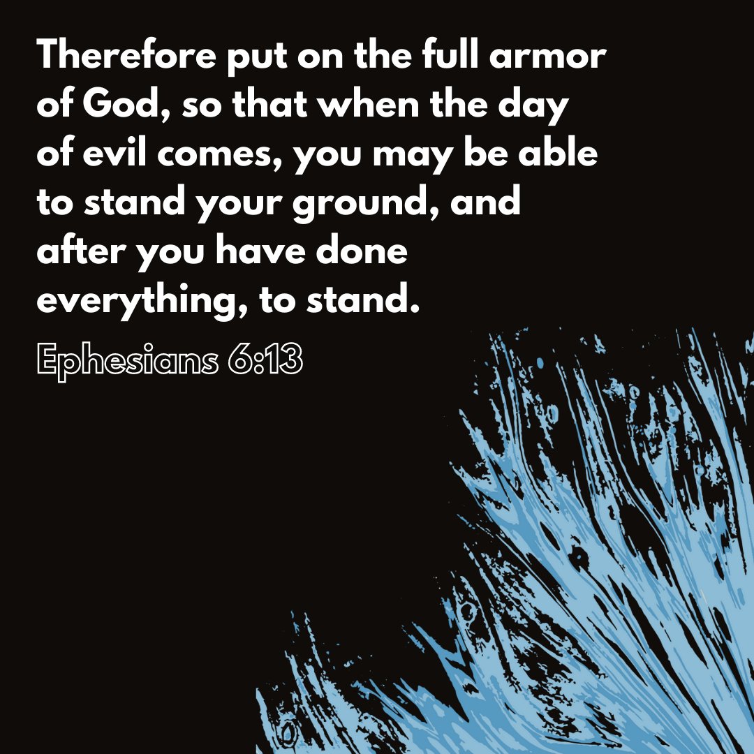 Are you putting on your armor every day?