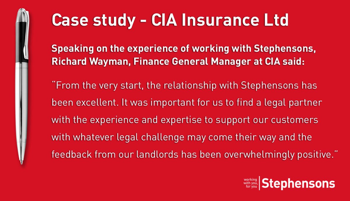 SolicitorsLLP's tweet photo. Case study - CIA Insurance Services Ltd - CIA recognised that its landlord customers wanted added peace of mind and a more straightforward way to overcome legal hurdles as and when they arise | Find out more about how we helped: https://t.co/bTjrAdmEF6 https://t.co/znUGEMmiGn