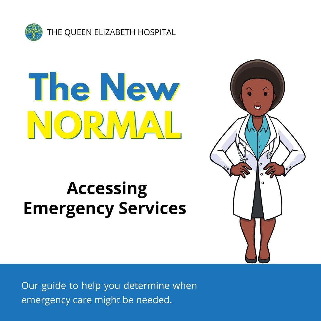 qehconnect's tweet photo. #QEHTheNewNormal : When should you visit Accident and Emergency? Our handy guidelines are here to help you determine if emergency medical care may be needed and how to proceed.
#Barbados #accident #emergency #ambulance https://t.co/29Hfk1NfGE