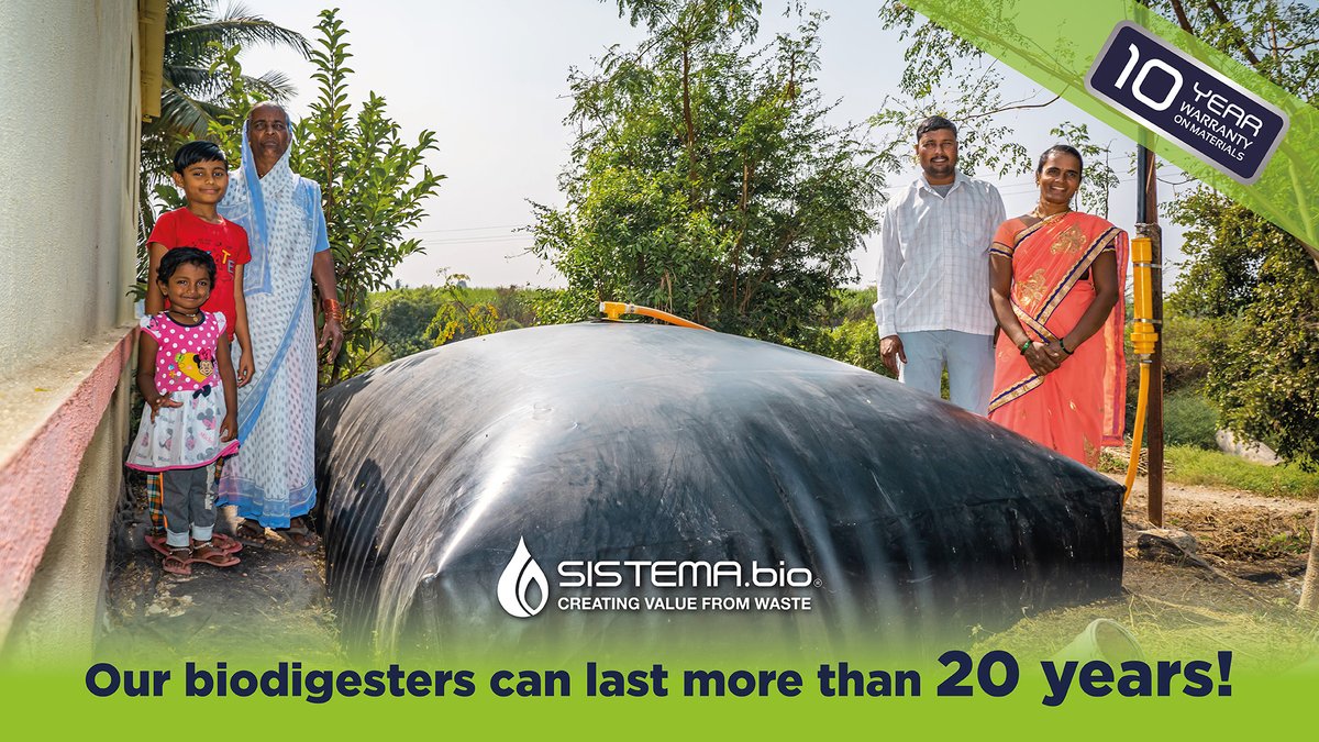 sistema_bio's tweet photo. We built a durable solution to ensure we deliver high-quality technology to farmers around the world!
#CreatingValueFromWaste #Cleanenergy #socialimpact https://t.co/PpcMNuo8l3
