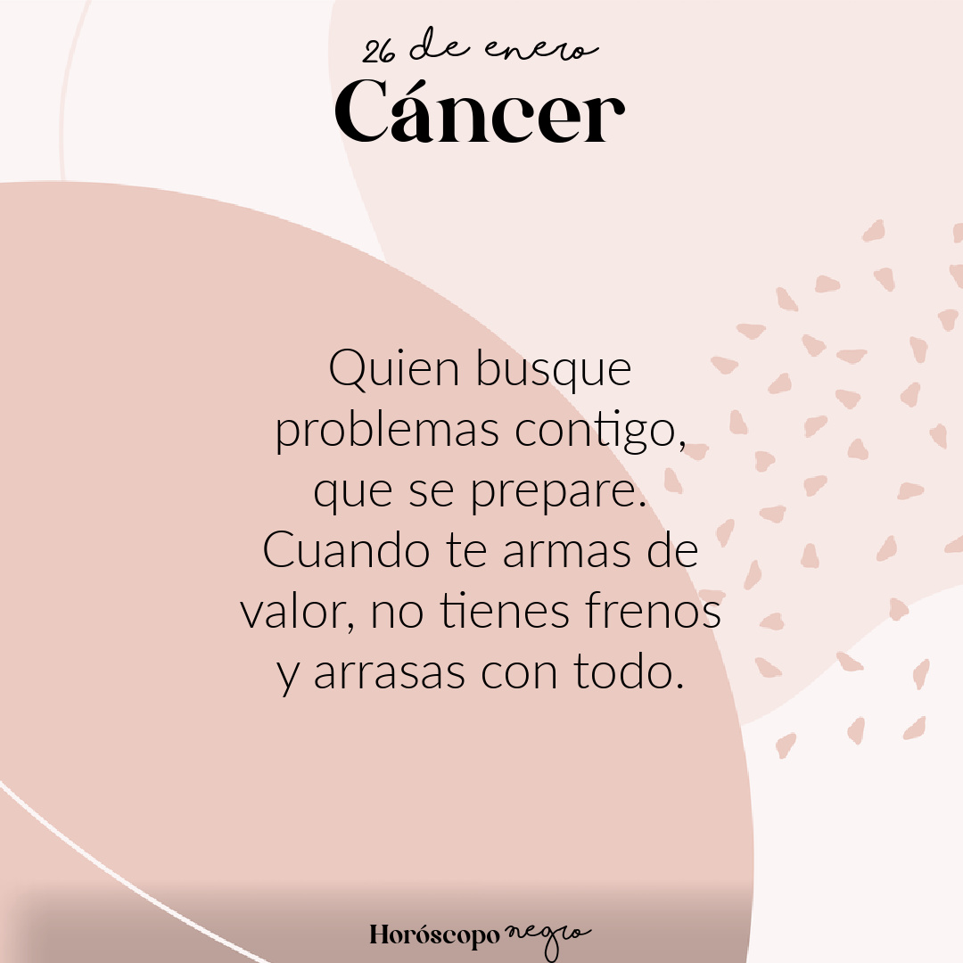 ✨♋✨ #cancer #horoscoponegro