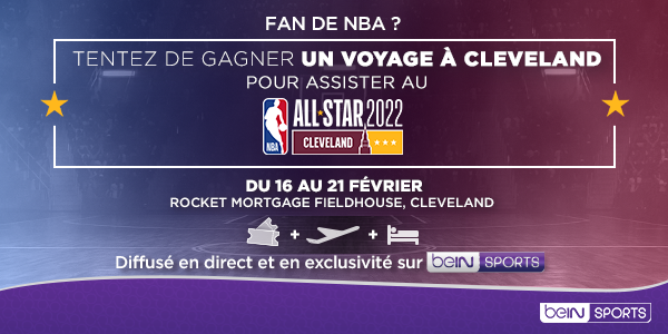 beinsports_FR's tweet image. 🎁 JEU CONCOURS
🔥 Tentez de gagner un voyage à Cleveland pour 2 personnes pour assister au #NBA #AllStarWeekEnd !
➡️ Pour jouer, RT avant le 31 janvier à 23h53 
🔮 Tirage au sort le 1er février
👉 Voir conditions sur bit.ly/3GZ4kZE