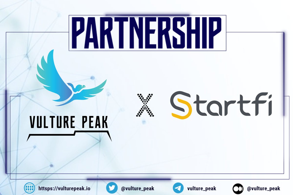 📢Partnership Announcement📢

We are delighted to announce our partnership with Startfi- it utilizes the user-first approach in delivering the crypto world. A platform that supports all chains. NFTs, INOs, Farming, and much more❗️💫

🎊 Welcome @StartFinance 🤝🎊