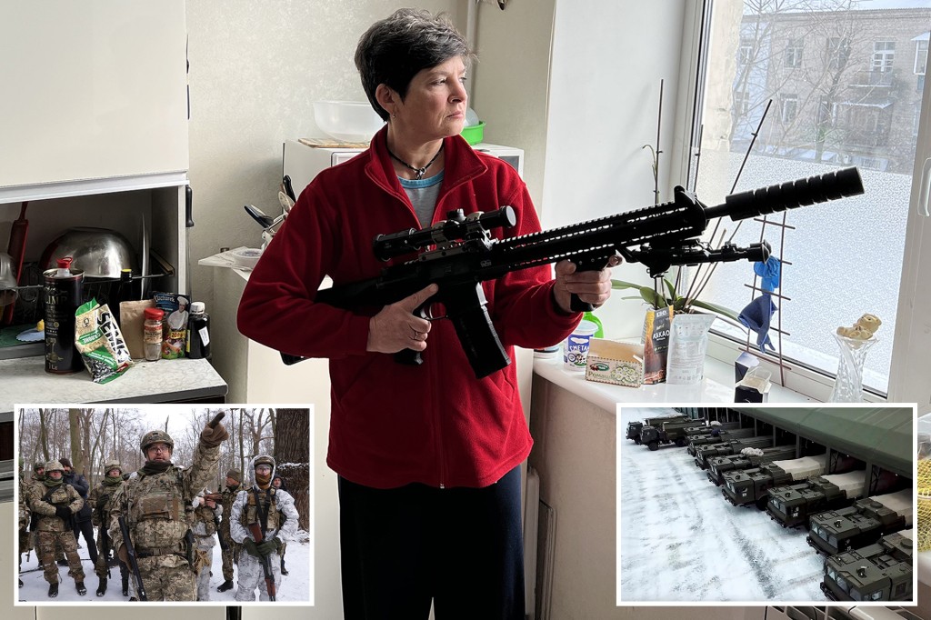 Ukrainian mom buys powerful hunting rifle, vows to 'fight for Kiev' trib.al/JMobyYt