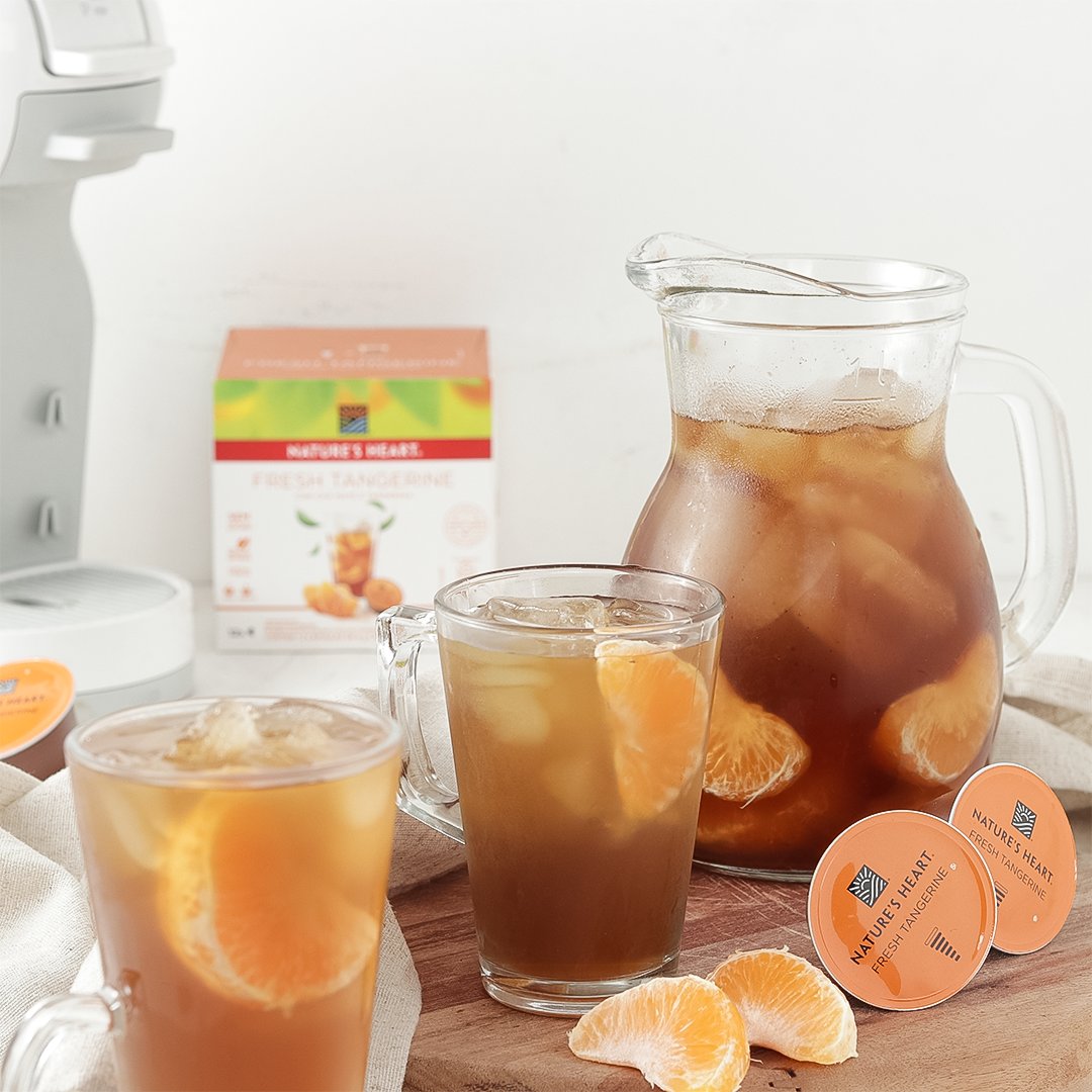 naturesheartbr's tweet photo. Tangerina Fresh para deixar suas férias ainda mais refrescantes!!! 

Experimentem esse drink que é delicioso, saudável e ainda por cima é a cara do verão ☀😎

#NaturesHeartBrasil
#PlantBased #Alimentaçaosaudavel https://t.co/ZMTtbKLXl3