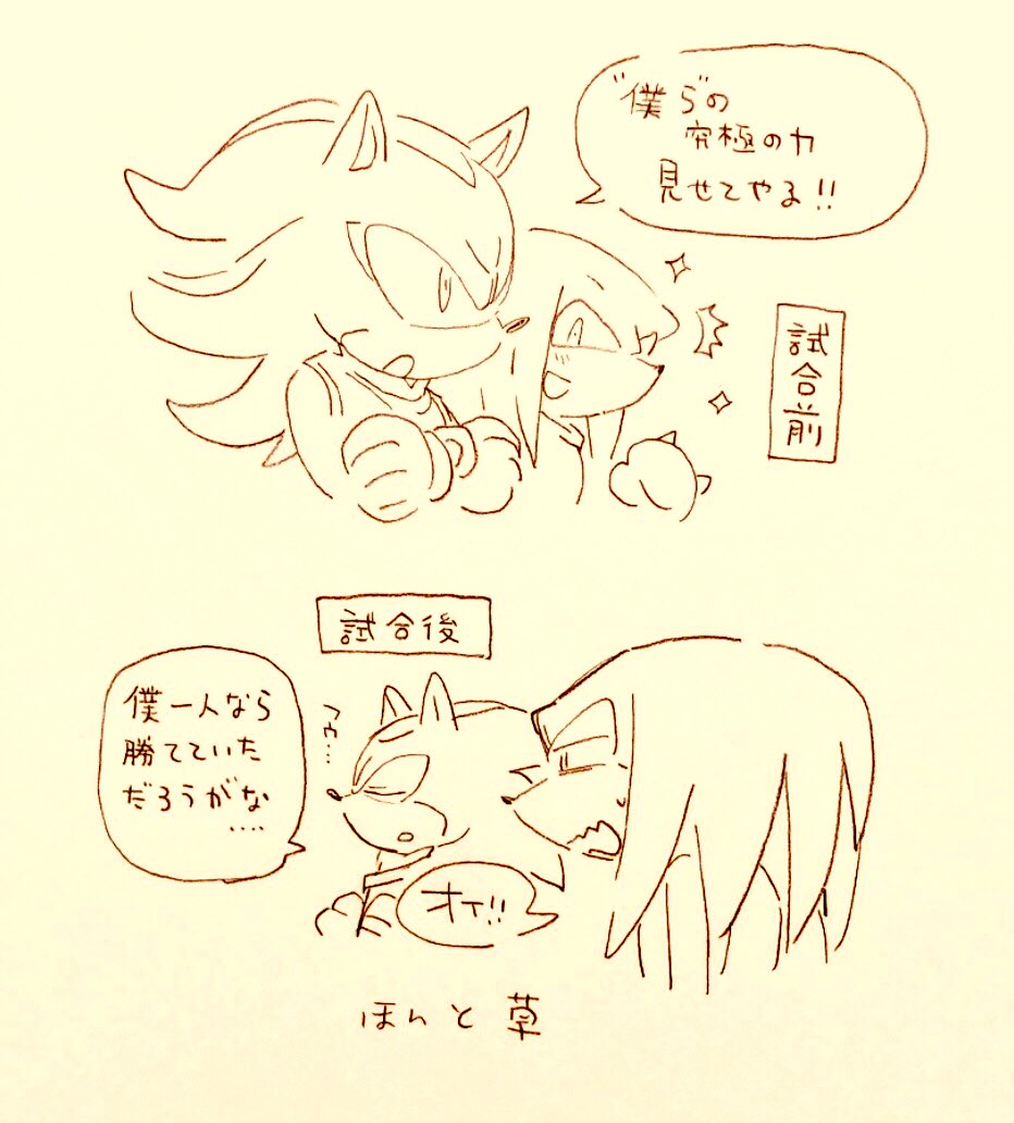 久しぶりのナックルズかわいいメモです 