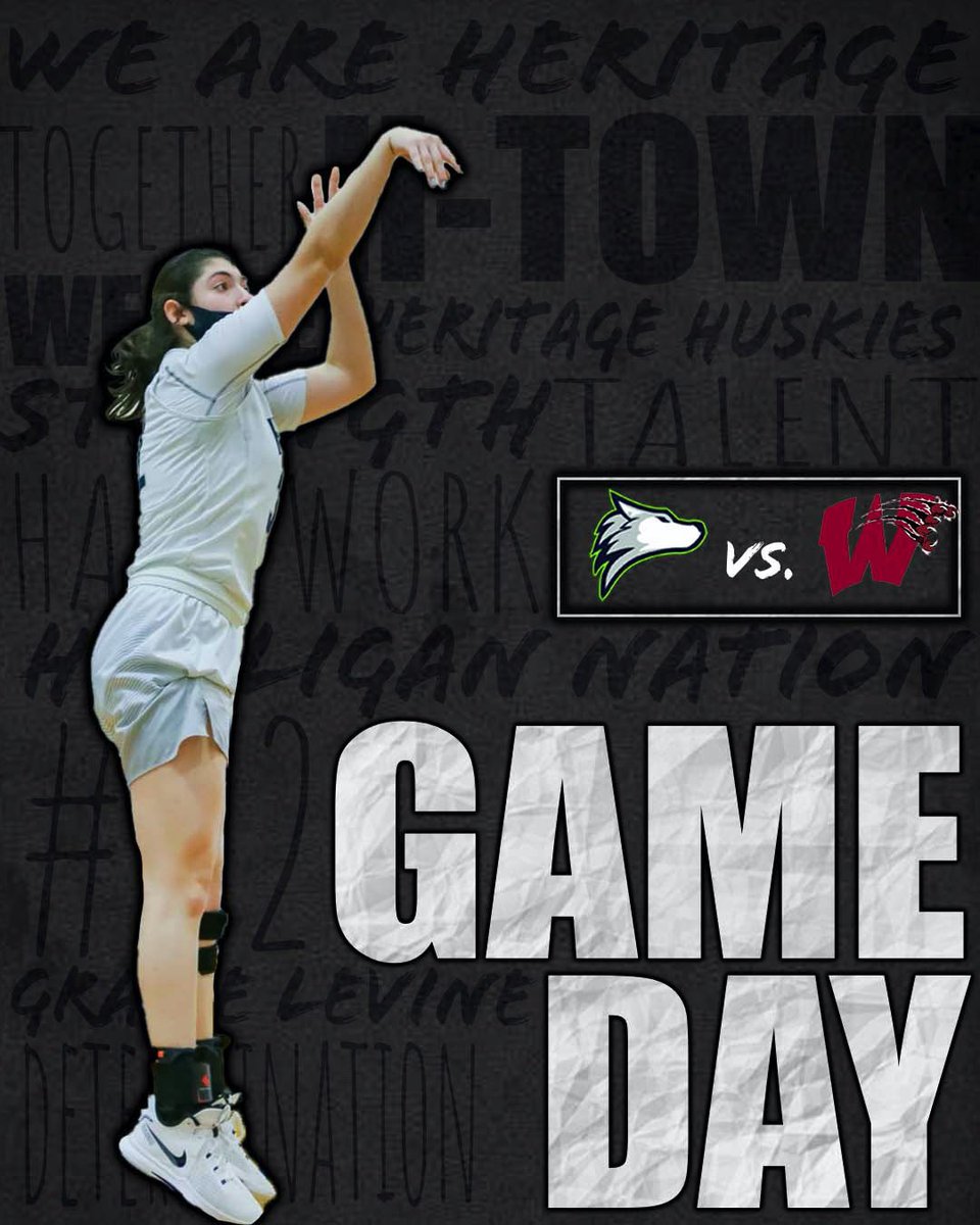 🏀🐺GAME DAY🐺🏀
📍Heritage High School vs. Wakefield
⏰ JV- 3:30PM 
⏰ Varsity- 6:15PM
🎟 $6- GoFan or at the door