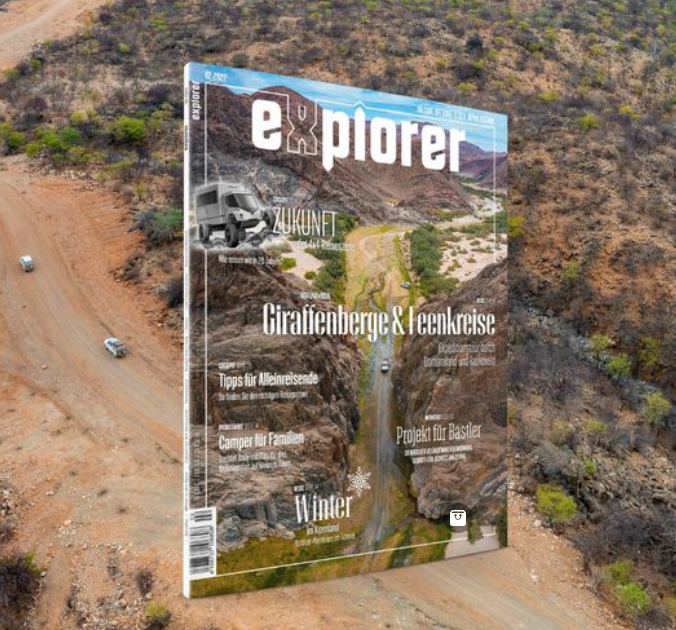 In der aktuellen Ausgabe des Explorer Magazins stellen wir unser Projekt und die Möglichkeit des solarbetriebenen Reisens abseits von Strasse und Stromnetz vor. Jetzt online/analog erhältlich explorer-magazin.com/produkt/explor… #ProjectECARUS #offroad #solar #electriccar #prototype #retrofit