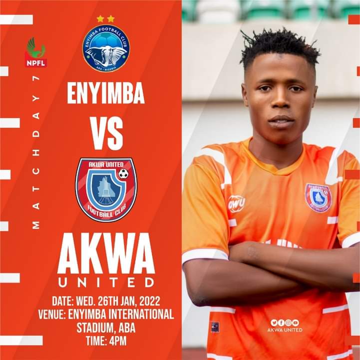 FisayoDairo's tweet photo. Two of the top three teams in Nigeria's @LMCNPFL last season clash today in Aba. It is Enyimba vs Akwa United in #NPFL22 MD8.
I'm tempted to do a live commentary of the game via Twitter Spaces. To do or not to do? #ENYAKW #BackToNPFL https://t.co/4SNWfrgOwy