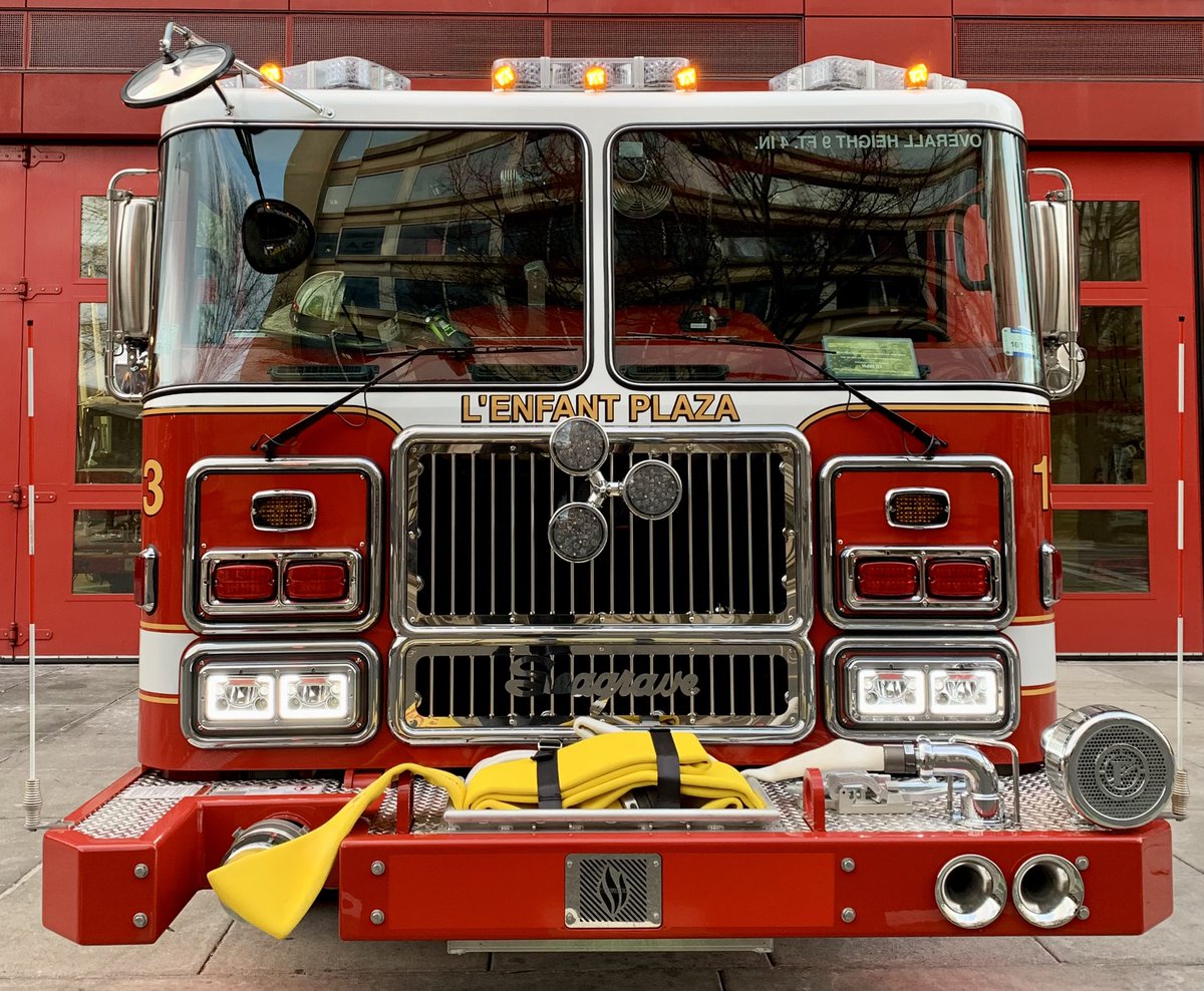 chebert13's tweet image. Please welcome our newest edition to the company. 2021 Seagrave Capitol Cab with 1500gpm Waterous pump and a 500 gallon tank. This is my 4th wagon I've put in service as wagon driver... will it be my last? 🤔 #DCFD #Engine13