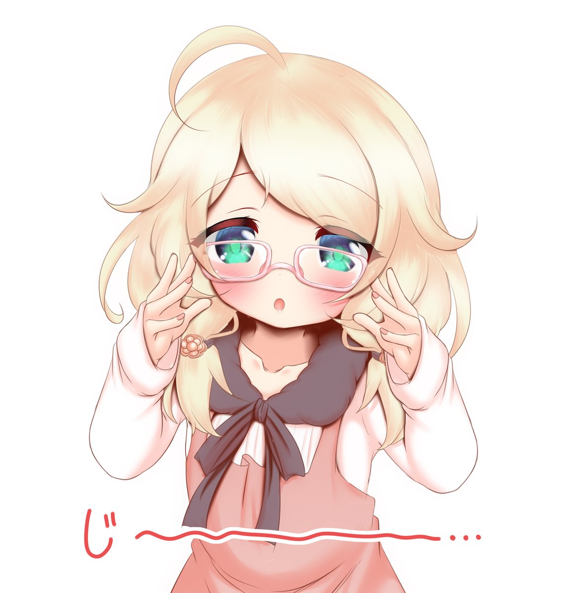 眼鏡こずえ「じ～…」
#遊佐こずえ 