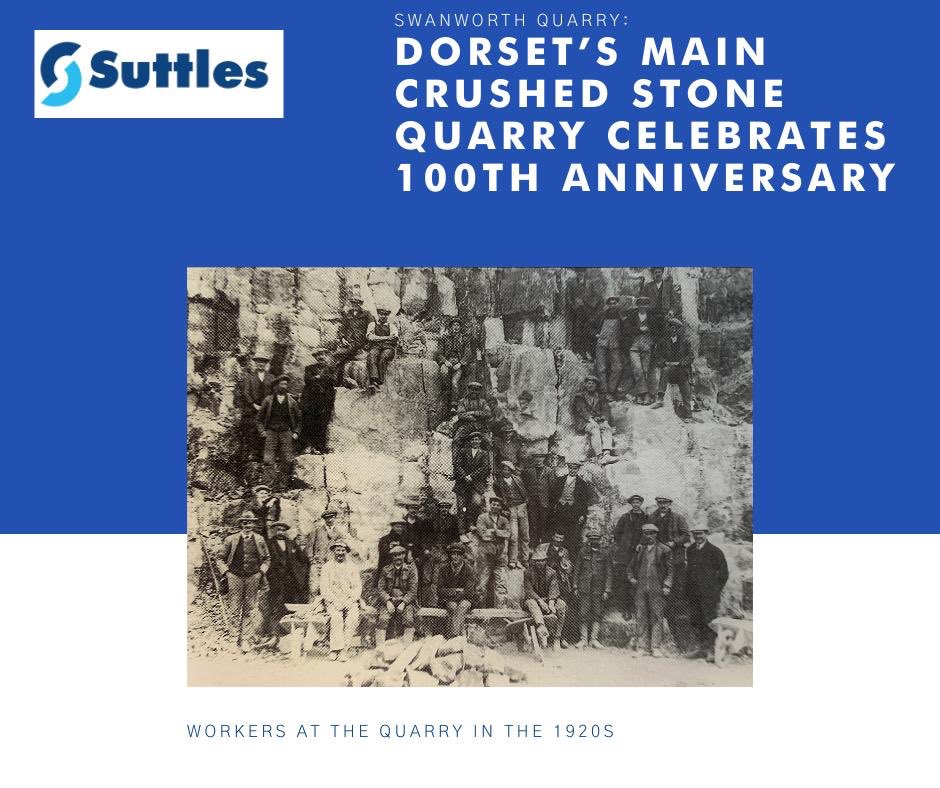 Suttle_Stone's tweet image. Did you know that Swanworth Quarry, now owned by Suttle Stone Quarries, has been operating for 100 years? 
The quarry supplies approximately 50% of Dorset’s required crushed stone to the area. 
Read more here: suttles.co.uk/stone/centenar…