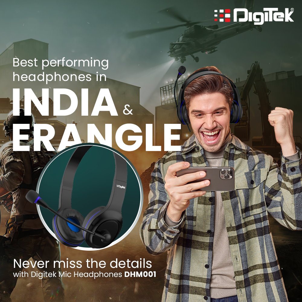 DigitekOfficial's tweet photo. Never miss the footsteps again! Tag your squad to get high-performance headphones with microphone. Shop now at Rs 529 only : https://t.co/QjHFQlZF0i
#digitek #digitekheadphones #headphone #headphonewithmic #wfhwithdigitek #digitekheadphone #bestheadphone #gamingheadphones #pubg https://t.co/I9nc1aL434