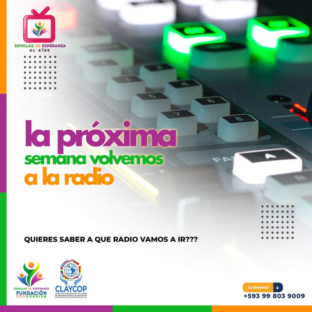 ¿𝘼𝘿𝙄𝙑𝙄𝙉𝘼 𝙌𝙐𝙀❓
RADIO | Faltan pocos días de que TÚ sepas a que radio vamos a ir. Pronto te informaremos ¡ DONDE Y A QUE HORA! Todavía no adivinas ????

DÉJANOS TU COMENTARIO, Y SI ACIERTAS TE LLEVAS UN GRAN PREMIO DE NUESTROS QUERIDOS AUSPICIANTES.