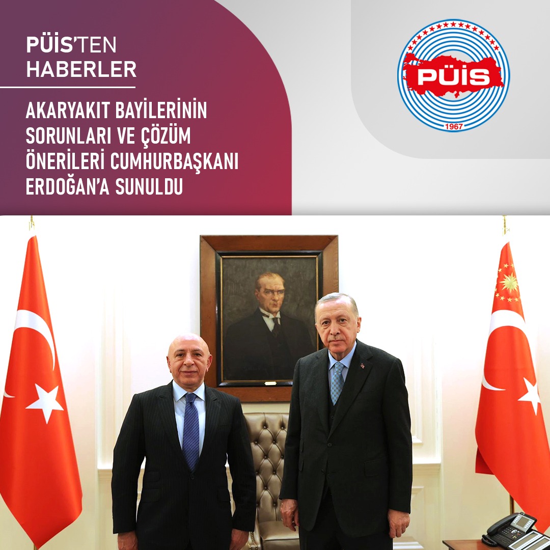AKARYAKIT BAYİLERİNİN SORUNLARI VE ÇÖZÜM ÖNERİLERİ CUMHURBAŞKANI ERDOĞAN’A SUNULDU

puis.org.tr/akaryakit-bayi…
