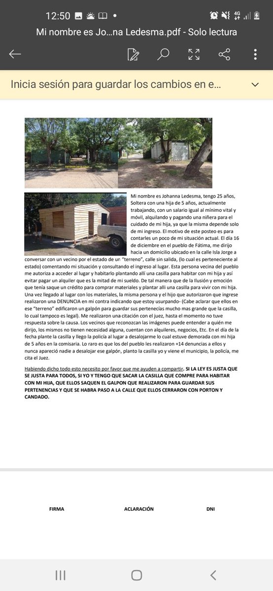 Brisa97632406's tweet photo. @alferdez necesitamos de su ayuda el municipio de la localidad de pilar no nos ayuda en nada y nos est��n robando. Hay cosas en esa carta que son falsas y no nos dan respuestas https://t.co/I4JzPwGlCT