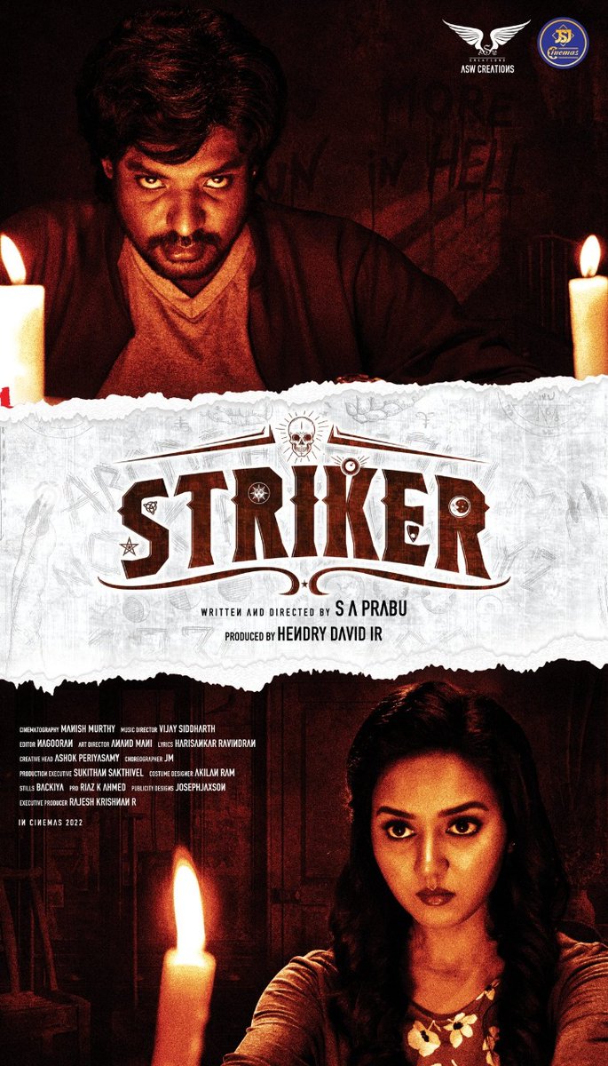 HiFiTalkies's tweet photo. No tricks, just treats! #Striker first look.
#StrikerFirstLook
@Directorprabu @vidya_pradeep01
@KasthuriShankar @RIAZtheboss https://t.co/Ed4hnvdLth