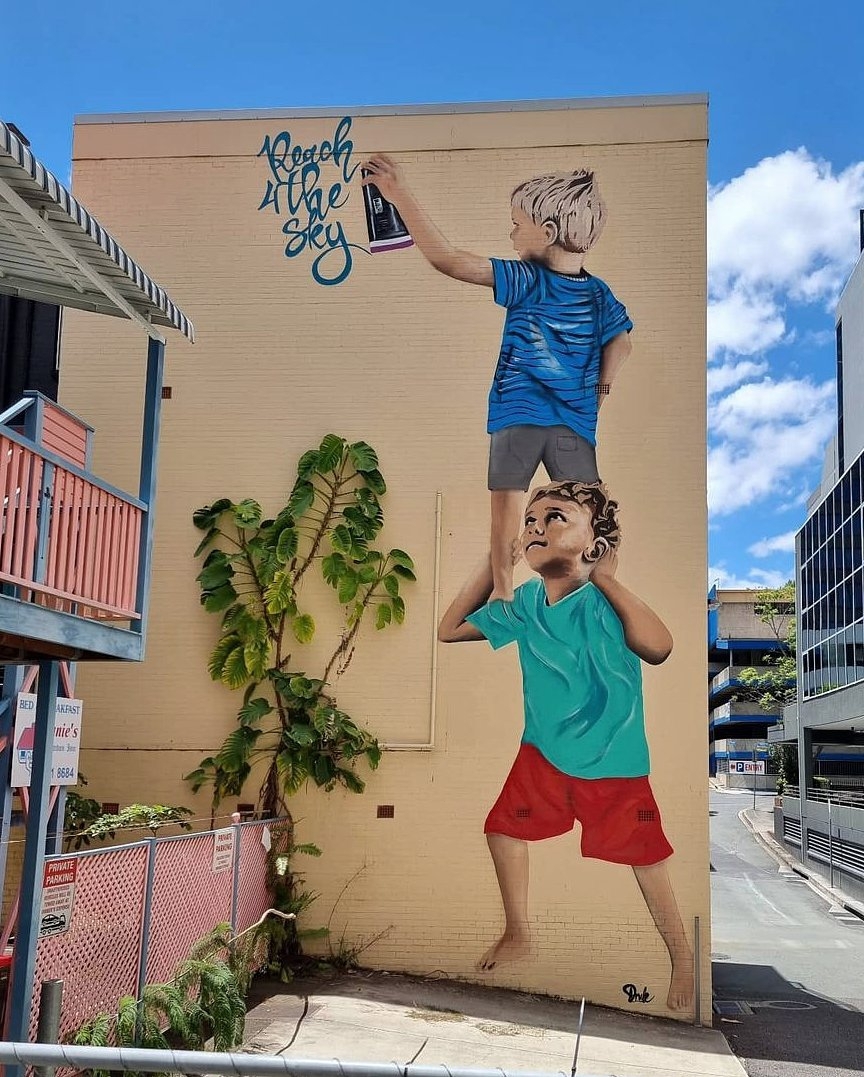 brababella's tweet photo. #Streetart: "Reach for the #sky" by #Drule @ #Brisbane, Australia
More info at: https://t.co/NybDYfladz #arteurbana #urbanart #murals #muralism #contemporaryart #artecontemporanea https://t.co/fogkfPbLVL