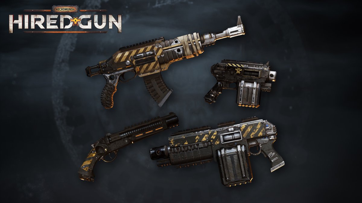 Hunt your prey in style with more than 30 brand new weapon skins, now available for free on all platforms!

Get Necromunda: Hired Gun and all DLCs up to 38% off on Steam now!

Jump into the Hive: bit.ly/3r4FH8c