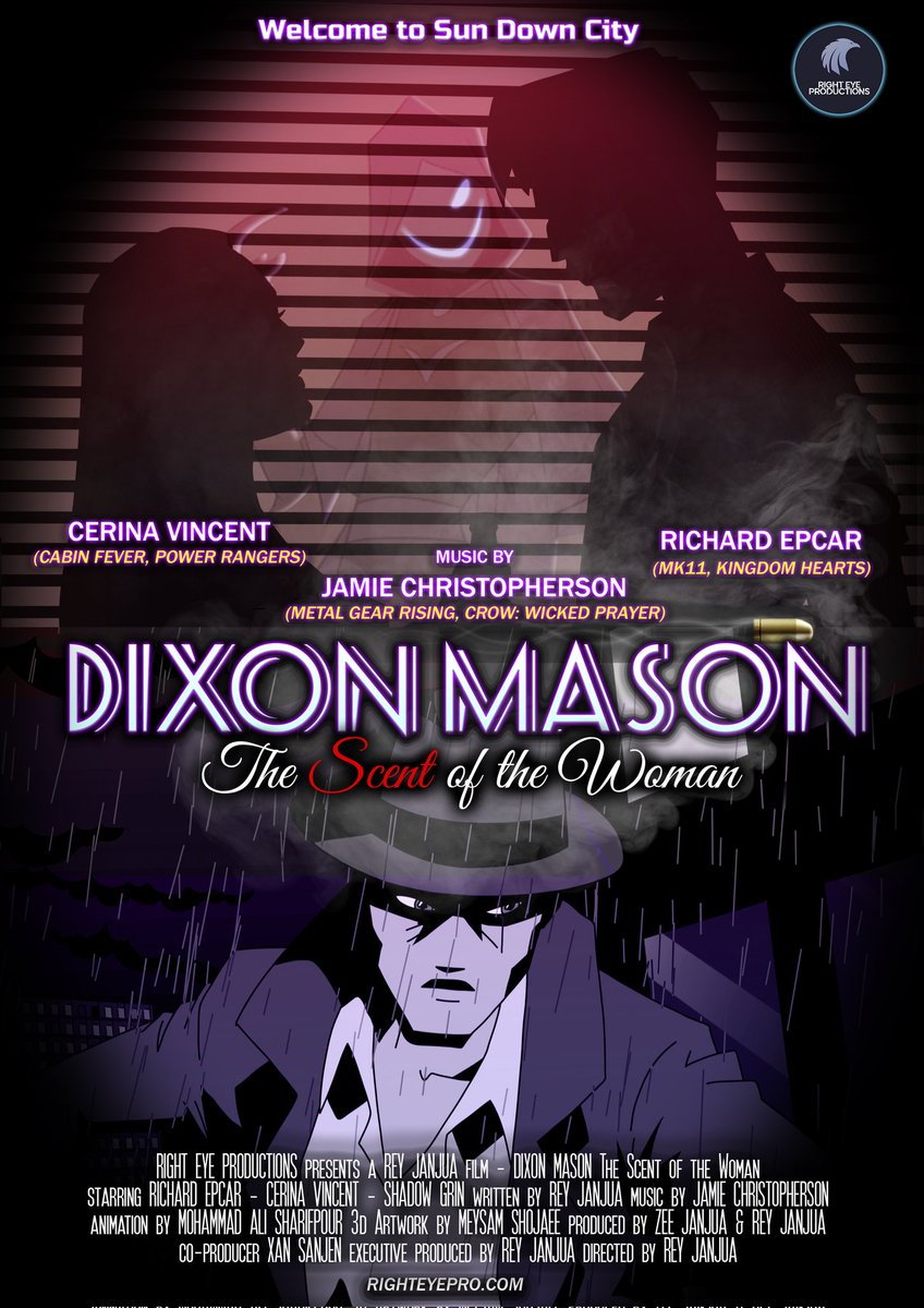 Razzar's tweet photo. Trailer out now! Have a look!!!
DIXON MASON - The Scent of The Woman.
https://t.co/c4FzNkQwc4
@Razzar @RichardEpcar
@cerinavincent #jamiechristopherson
#detective #actionmovie #romance #animated #trailer https://t.co/GyTtvYweSz