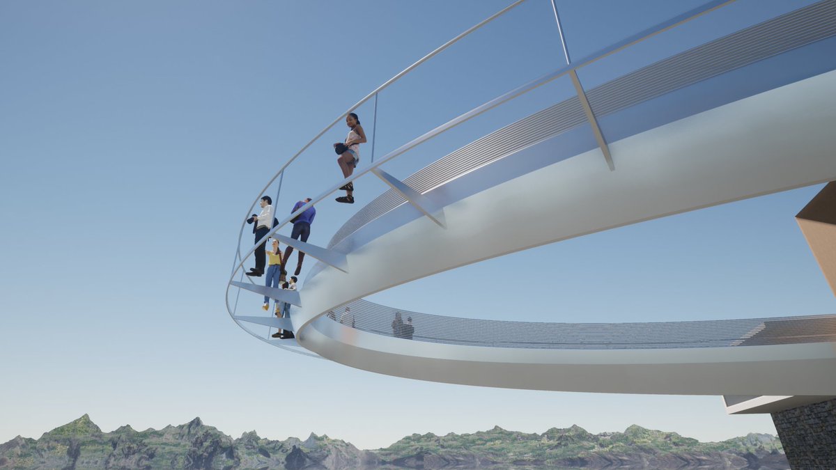 albinopozzi's tweet photo. Proposal for #skywalk in #Pigra  #Comolake #architecturaldesign https://t.co/zMWztywCoU