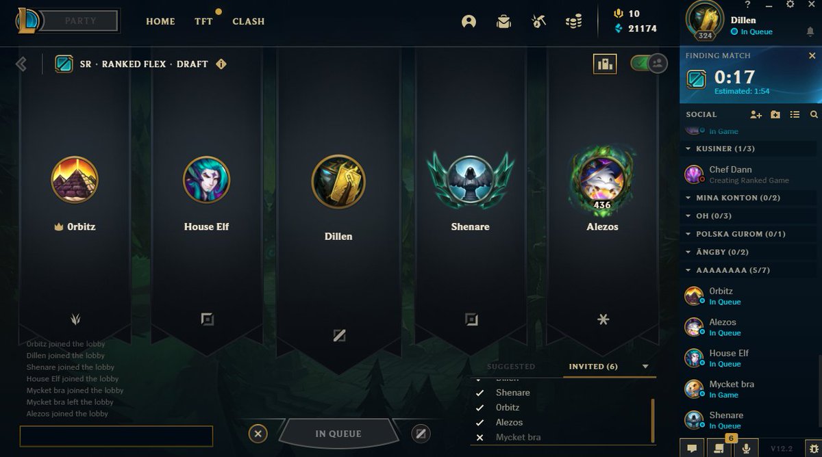 Scrims with Minimax.