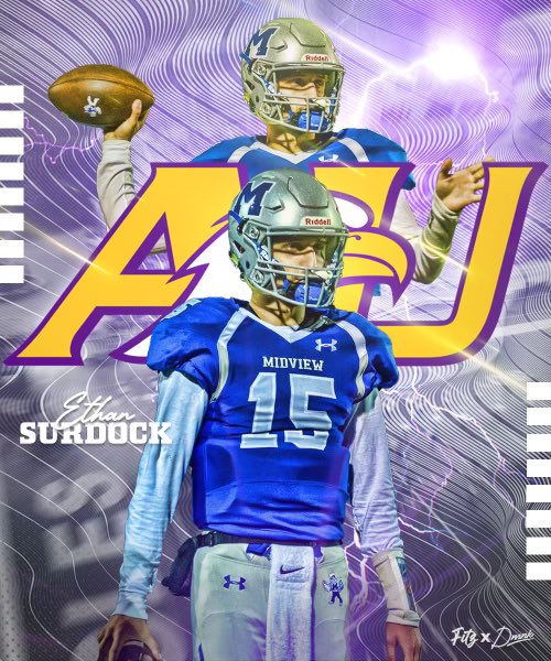 Thanks to the constant support of my family, friends, coaches, and community, I am proud to announce that I will be furthering my academic and athletic career at ASHLAND UNIVERSITY 💜💛🦅  #GoEagles