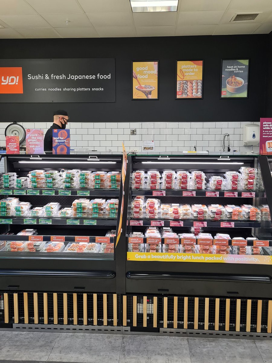 Fancy something different for lunch pop into Tesco Extra Rotherham and checkout our new sushi bar xx