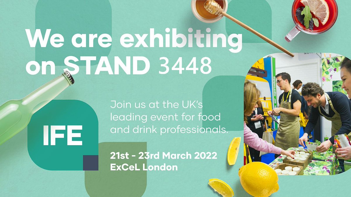 We are looking forward to showcasing our products at <a href="/IFE_Event/">IFE_Event</a>  in March! We'll be there from 21st-23rd March and will be launching our brand new product. Come and say hello - we'll be on stand 3448 - hope to see you there! #IFE2022 #exhibition #event