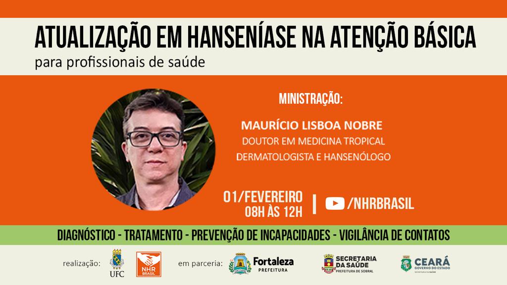 nhrbrasil's tweet photo. A NHR Brasil, em parceria com a Universidade Federal do Ceará (UFC), promove uma atualização sobre a hanseníase na Atenção Básica em saúde. O evento ocorre no dia 1º de fevereiro e será transmitido no Youtube da NHR Brasil.

Mais detalhes no site: https://t.co/Exnu9y1pxd https://t.co/lxn7ZeUDG8