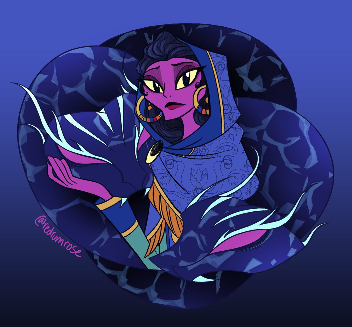 redrumrosethorn's tweet photo. 🌊🐍
-----
#psychonauts #psychonauts2 #maligula #lucreciamux #doublefine #fanart #redrumrose #spoiler #spoilers https://t.co/QTfv0TOawj