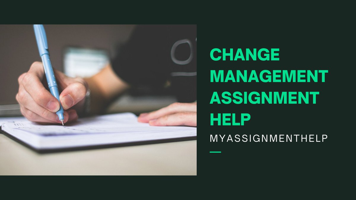 myassignmenthe3's tweet image. Select Myassignmenthelp for Change Management Assignment Help and receive 24/7 assistance from online experts. #myassignmenthelp #changemanagementassignmenthelp #assignmenthelp #managementassignmenthelp
myassignmenthelponline.com/change-managem…