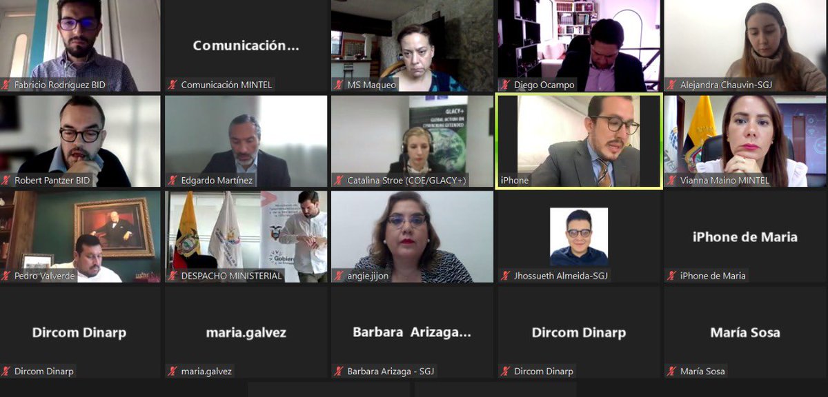 vmaino's tweet photo. La #ProtecciónDeDatos es una prioridad. Hoy socializamos con el secretario Jurídico de @Presidencia_Ec @fabianpozo el proyecto de reglamento a la Ley de Protección de Datos Personales, un trabajo en conjunto que incluye a @Telecom_Ec, @DinarpEc, @el_BID y #Glacy+. https://t.co/AAoFlbDPuw