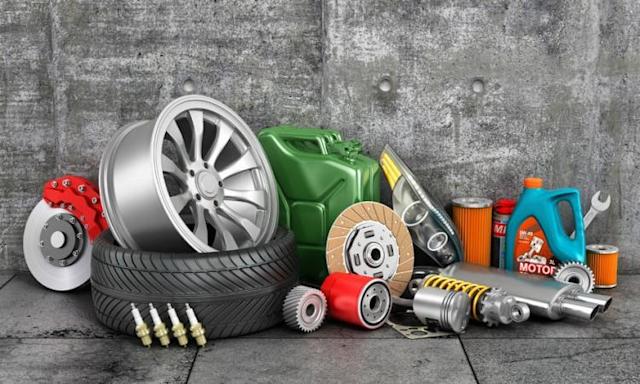 Store auto parts such as batteries, engine parts, and parts that may have oily or greasy residue on them under cover and off the ground. Rainwater can wash pollutants off these parts and into our stormdrains.