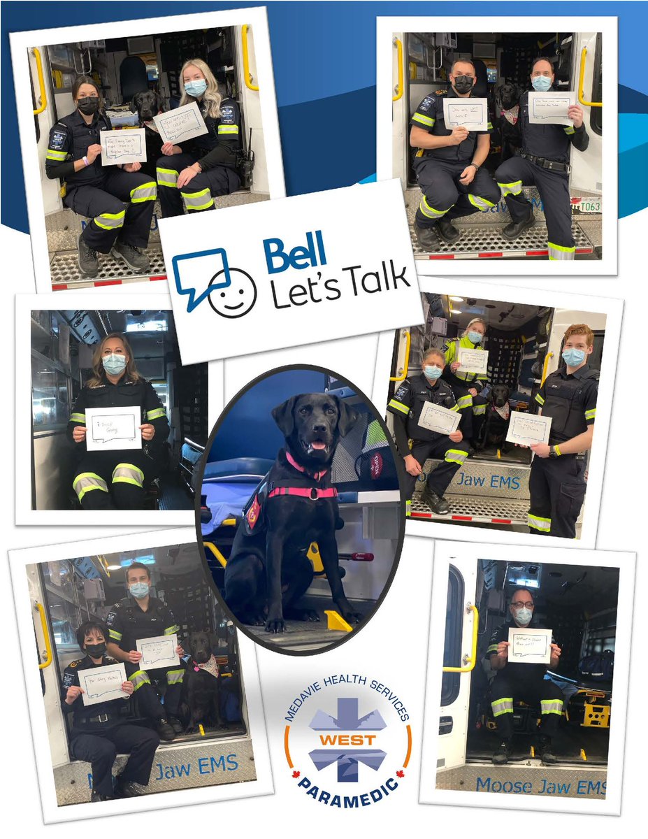 Join the conversation as no-one should ever feel alone. PROUD to have Misty be a part of our #Paramedic Team in #CityMJ to offer support!  Remember a conversation can make all the difference in someone’s life #BellLetsTalk   <a href="/IGotYourBack911/">IveGotYourBack911</a> #WeStandTogether #MentalHealthMatters