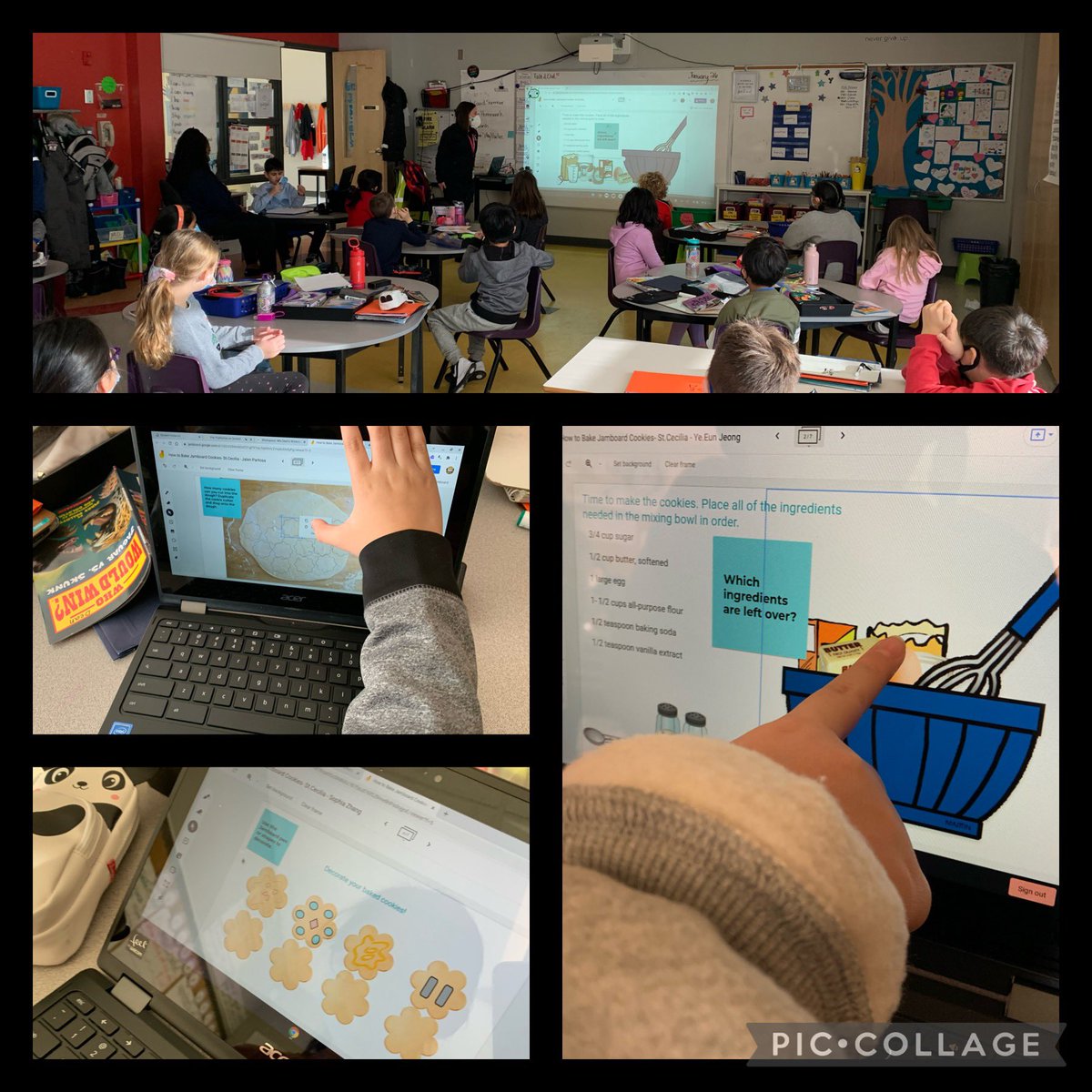 Today we bumped up our tech skills/knowledge with a fun-filled @JamboardEDU workshop! 🙌🏼

Fun. 
Interactive. 
User friendly. 
Huge hit! 

Thanks for another amazing session, @MsCowan123!! ♥️

@StCeciliaOCSB @OttCatholicSB 
#ocsbATM
