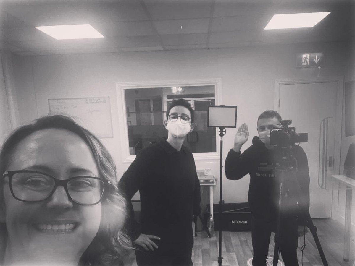 BevinMahon's tweet image. Lovely day of filming with Charoula and Daniel