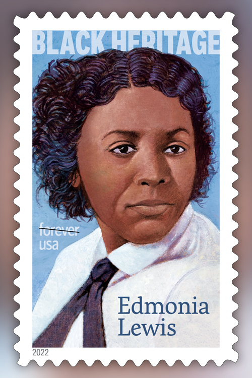 USPS_TimNorman's tweet photo. USPS today issued the newest stamp in Black Heritage Series, legendary sculptor Edmonia Lewis.   The pane of stamps is now available at Post Office locations nationwide. 

News of the stamps is being shared with the hashtags #Edmonia Lewis and #BlackHeritageStamps. https://t.co/mAr4XEnDNo