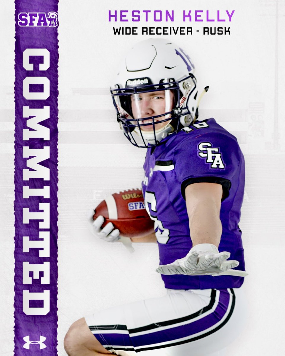 heston_kelly16's tweet image. I’m blessed to receive an offer to continue playing football for SFA. I would like to thank God,my family and the football coaches for this opportunity. ⁦@CoachCarthel⁩
⁦@coachkbleil⁩ ⁦@CoachMattStorm⁩ ⁦@M_White03⁩