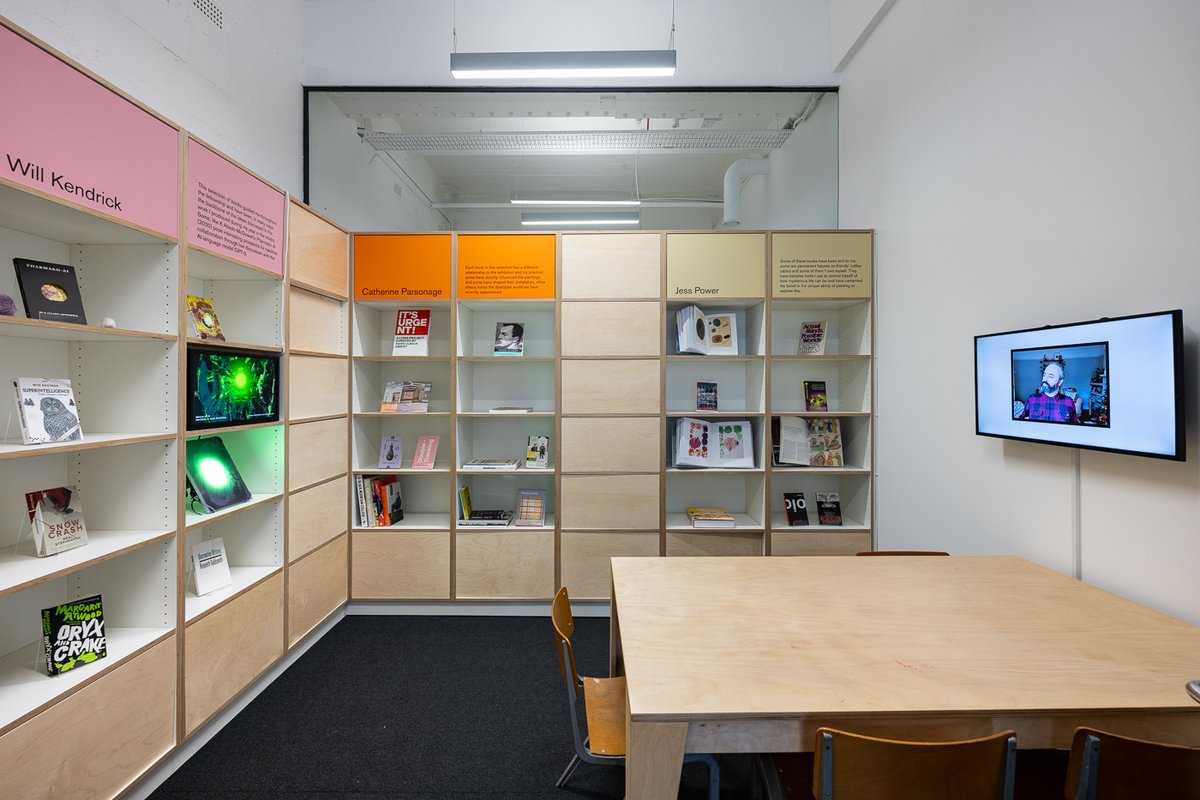 FreelandsF's tweet photo. As part of #Triangle, artists @Will_Kendrick, #CatherineParsonage + #JessPower have curated our Reading Room by selecting texts and publications that relate to their practice and work in the show.
Visit from Thursday to Sunday, 12:00 – 18:00
https://t.co/fd4aQJ8PJq https://t.co/pil1b2Xi4Y