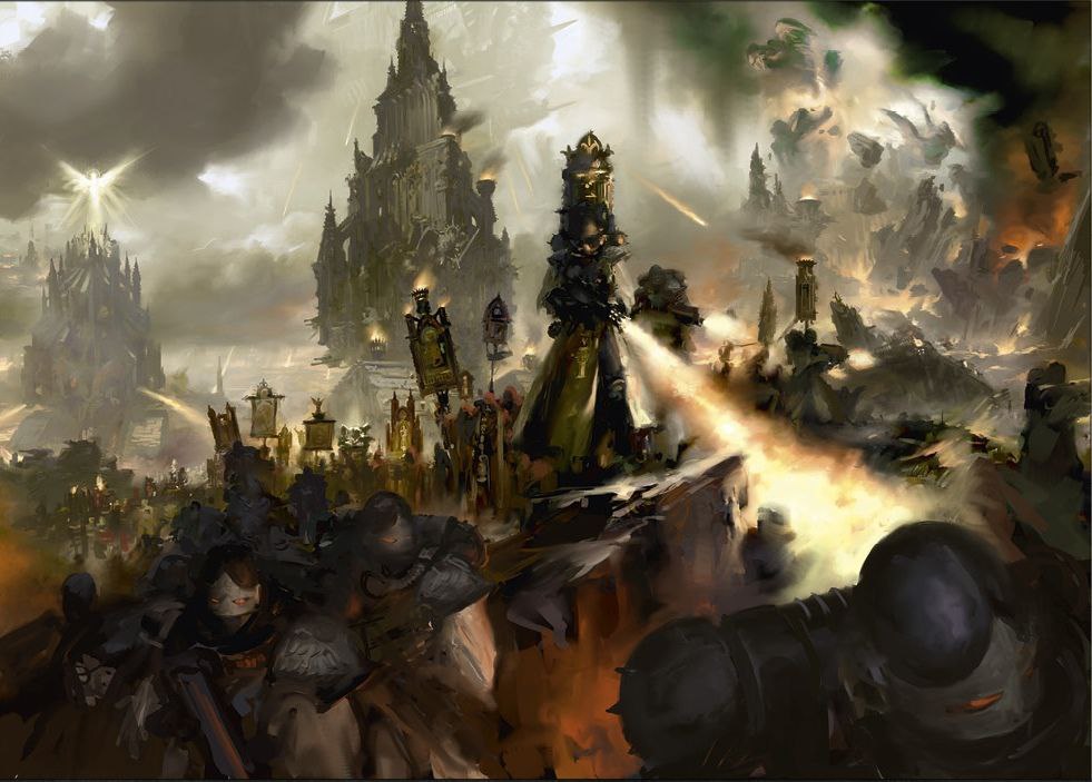 Warhammer art. Вархаммер 40к. Вархаммер 40000 арт Империум. Warhammer 40000 Imperial Army. Warhammer 40k Империум