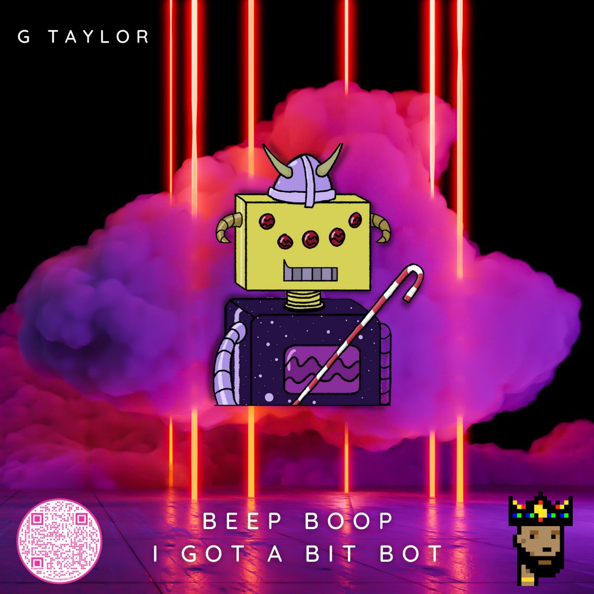 7hillzgro_biz's tweet photo. Beep Boop By G Taylor produced by @healnownotlater &amp; @k_cashius 

This is my first crypto song with crypto community lyrics! @BitBotSociety music! 

50 likes and I’ll drop the NFT, you gotta lmk you want it! 

#collabKing #Nft #BeepBoop #BitBot https://t.co/73XykfPShf