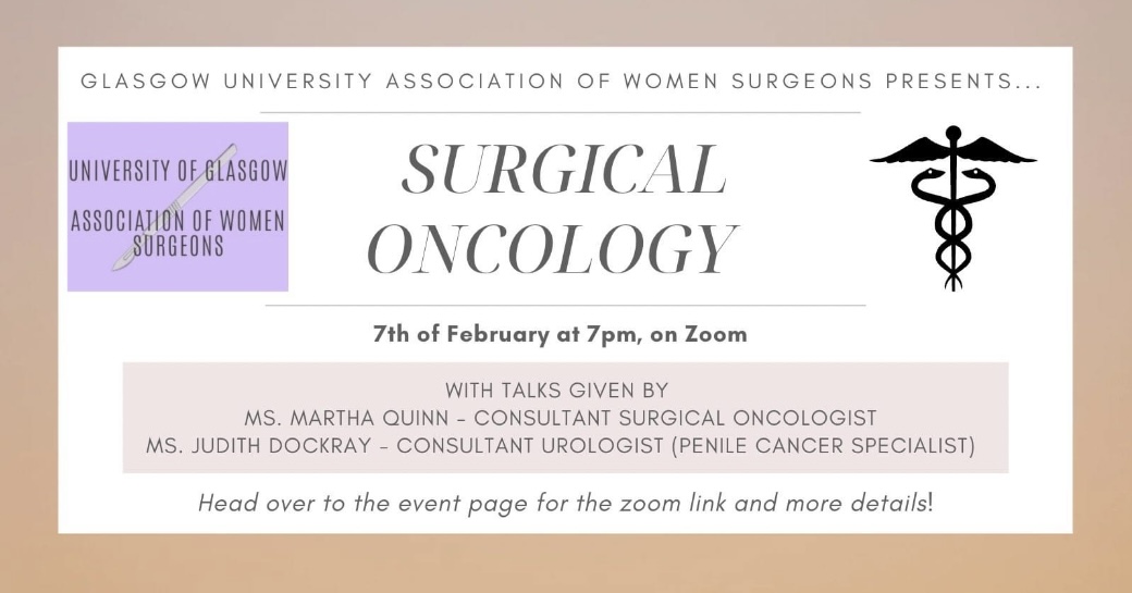 UoG AWS (@uog_aws) on Twitter photo ✨Excited to announce our next event featuring two amazing surgeons✨
🩺Surgical Oncology with <a href="/marthaquinn18/">Martha Quinn</a> and <a href="/JudeDockray/">Jude Dockray</a>
‼️Monday 7th Feb 2022 - 7pm
📝uofglasgow.zoom.us/j/94000368253
🏆Certificates of attendance will be provided
#ilooklikeasurgeon #sheinspiresme ✨Excited to announce our next event featuring two amazing surgeons✨
🩺Surgical Oncology with <a href="/marthaquinn18/">Martha Quinn</a> and <a href="/JudeDockray/">Jude Dockray</a>
‼️Monday 7th Feb 2022 - 7pm
📝uofglasgow.zoom.us/j/94000368253
🏆Certificates of attendance will be provided
#ilooklikeasurgeon #sheinspiresme