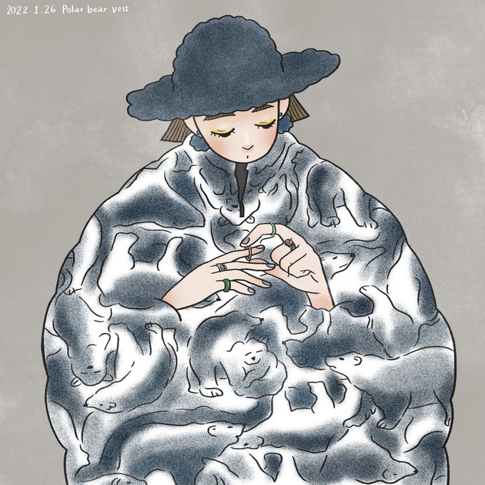 古着女子のtwitterイラスト検索結果