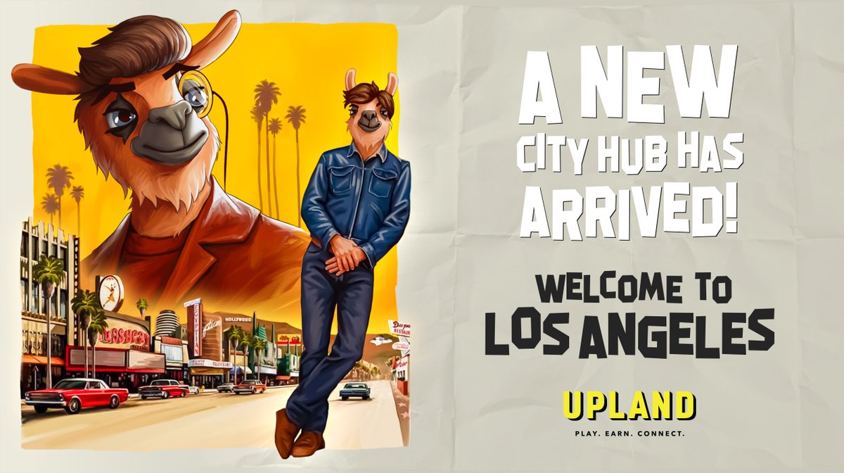Friendly reminder to all players that we will be conducting a stress test for the opening of Los Angeles, today, Wednesday, January 26th, at 8:00 AM PT

(1/4)

Click here for full details on the Los Angeles release👇
upland.me/events/welcome…