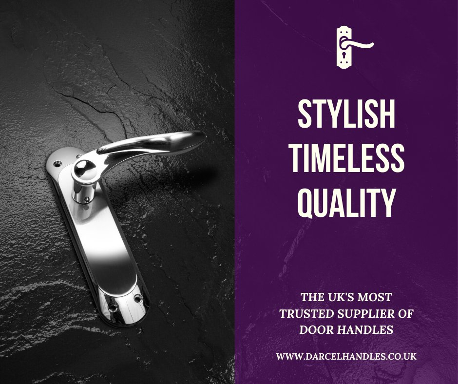 Stylish, timeless door handles don't date.

They are the perfect finishing touch to any home makeover so make sure you're fully stocked with the UK's most trusted supplier of door handles. 

darcelhandles.co.uk