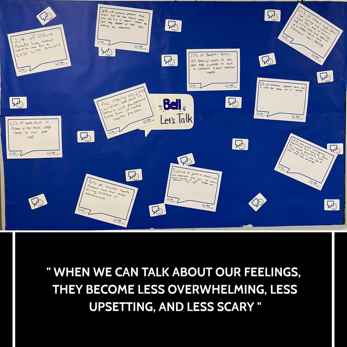 Join in the conversation #BellLetsTalk and let’s keep the conversation going!