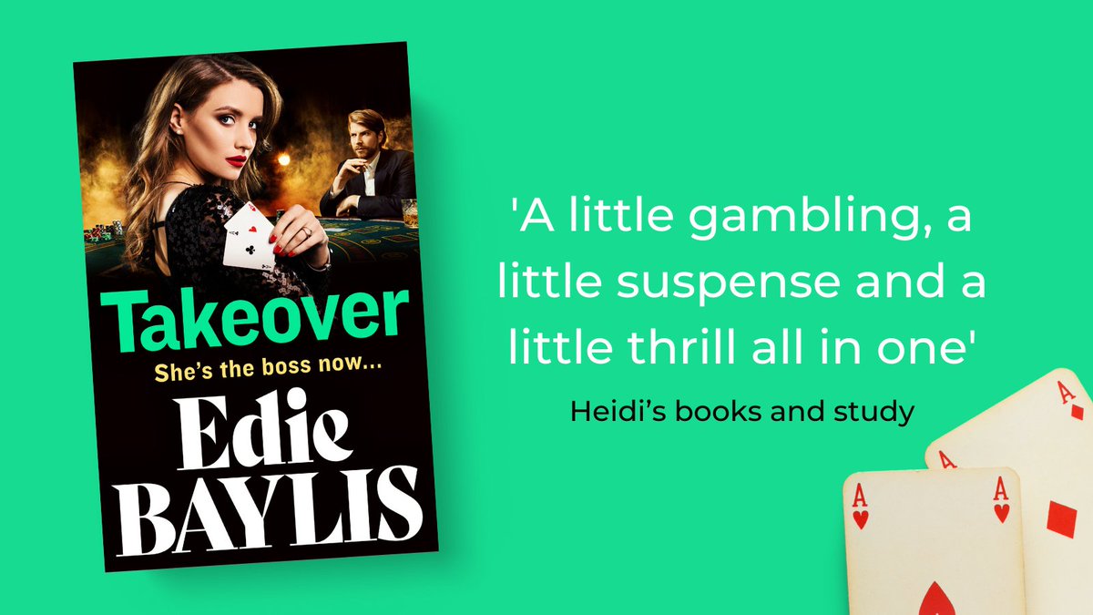 BoldwoodBooks's tweet photo. 'A little gambling, a little suspense and a little thrill all in one' says @heidiandherbook about #Takeover by @ediebaylis  https://t.co/z3SYe5Z80L 

Buy now ➡️ https://t.co/8reYITURgQ https://t.co/Ob2qKY254n