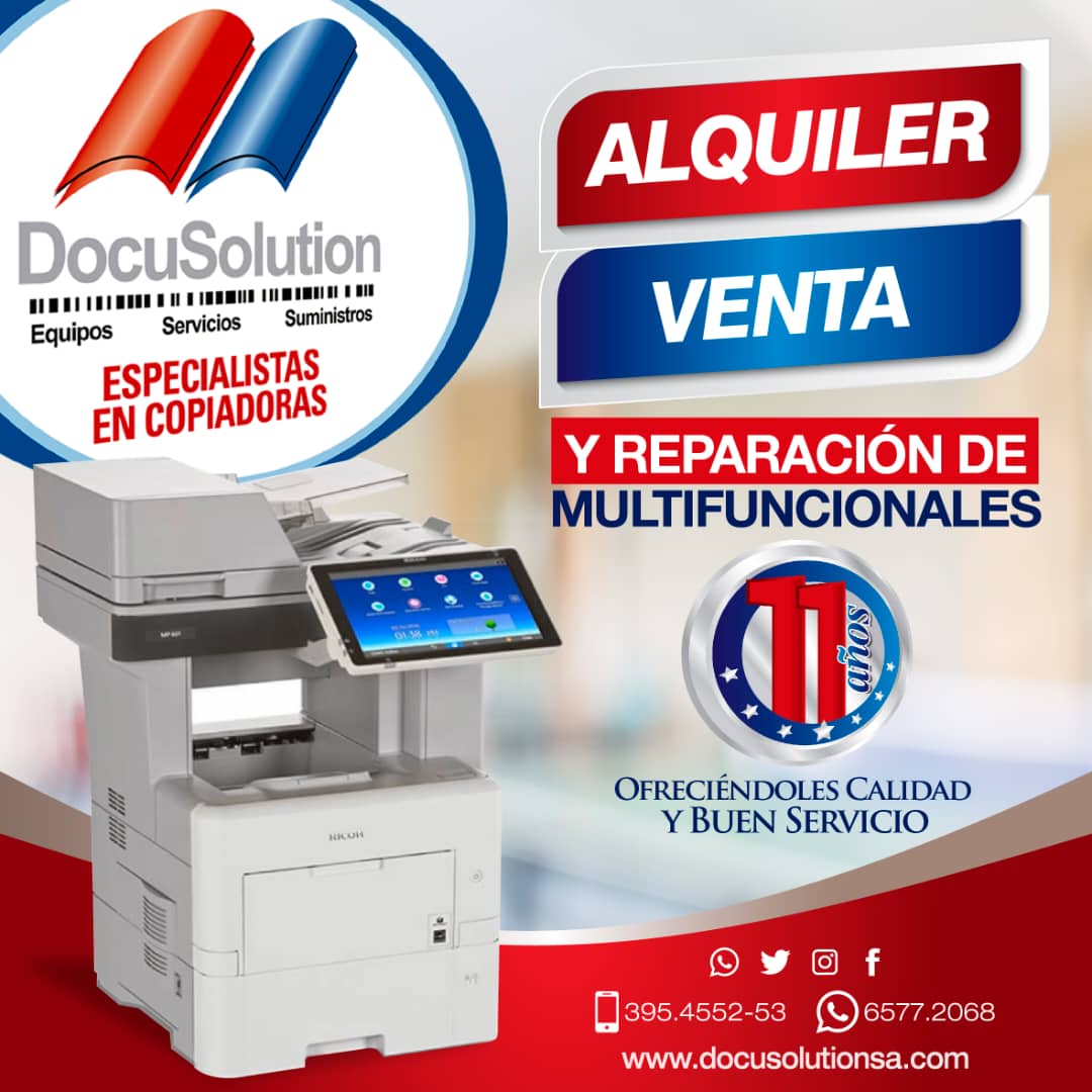 Docusolutionsa's tweet image. Soluciones de impresión y copiado