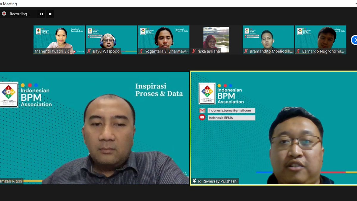 MahendrawathiER's tweet photo. My community. Thanks, @no_antipattern @bernardonugroho @yogantarasd @WaspodoBayu for joining this session

#IBPMA https://t.co/LdUeNXxfTQ